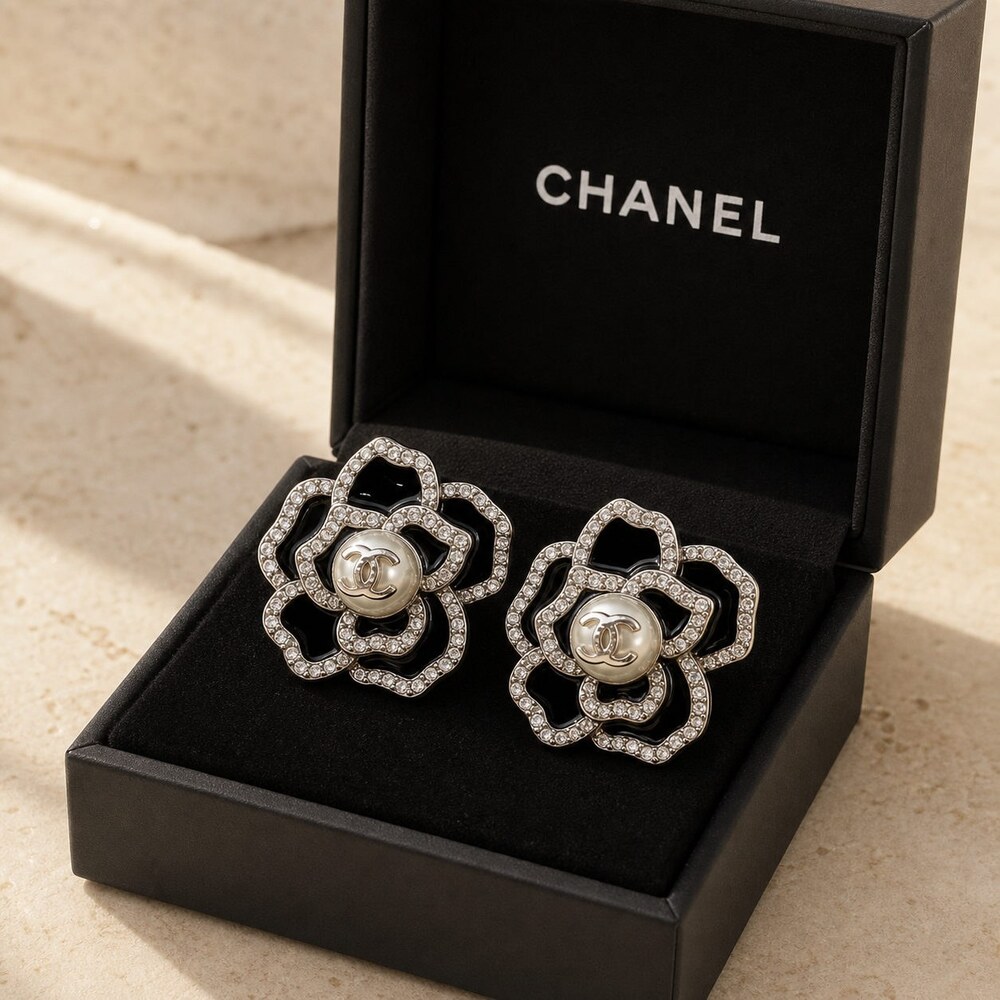 CHANEL Classic Parisian Earrings Style 36 | New with Box - Picture 2 of 9